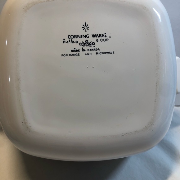 Corning Ware 6 Cup Dish With Lid Vintage Microwave Safe - Picture 7 of 9